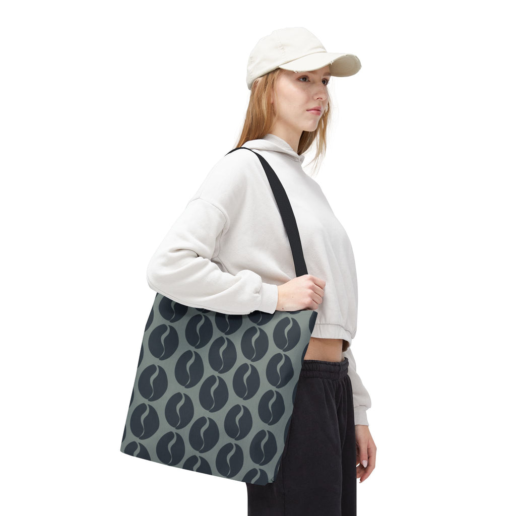 Blue Coffee Bean Tote - City Blues Coffee Vibes Tote Bag