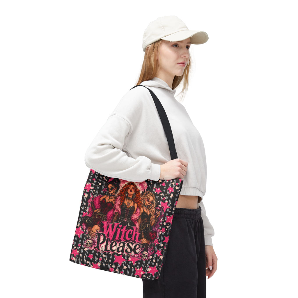 Witch Please Tote Bag - Vintage Glam Witchy Trio Tote