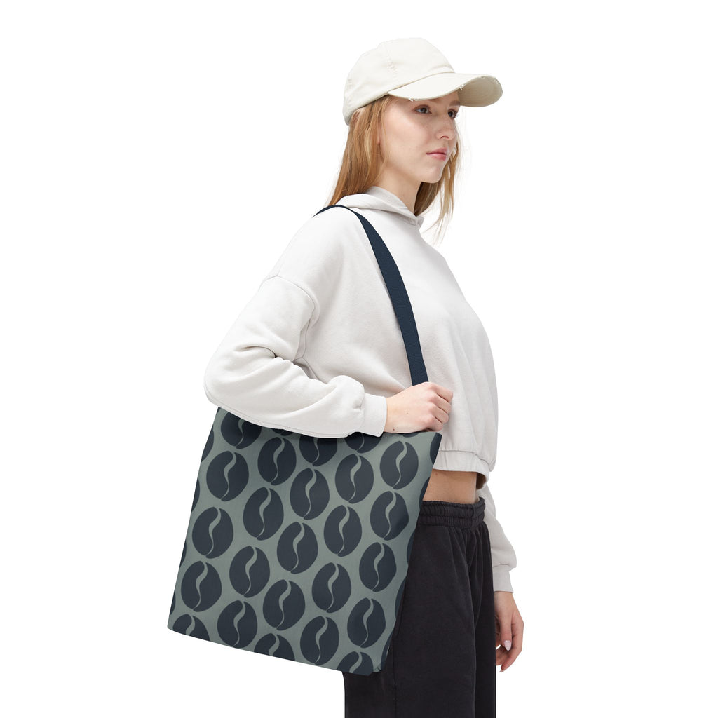 Blue Coffee Bean Tote - City Blues Coffee Vibes Tote Bag