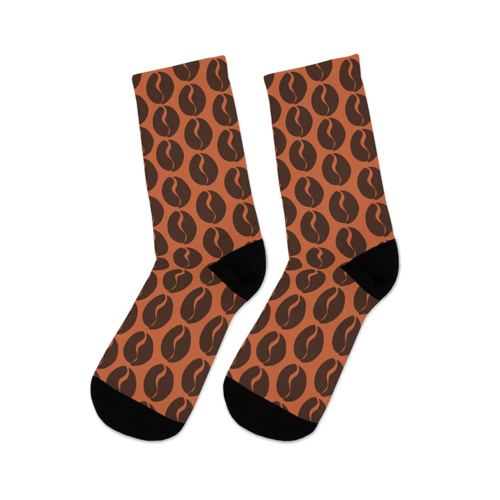 Coffee Lover’s Socks - Cocoa City Bean Print Socks