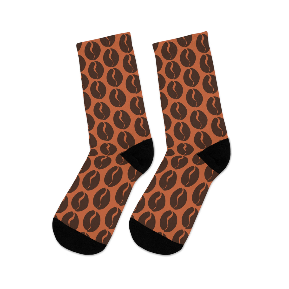 Coffee Lover’s Socks - Cocoa City Bean Print Socks