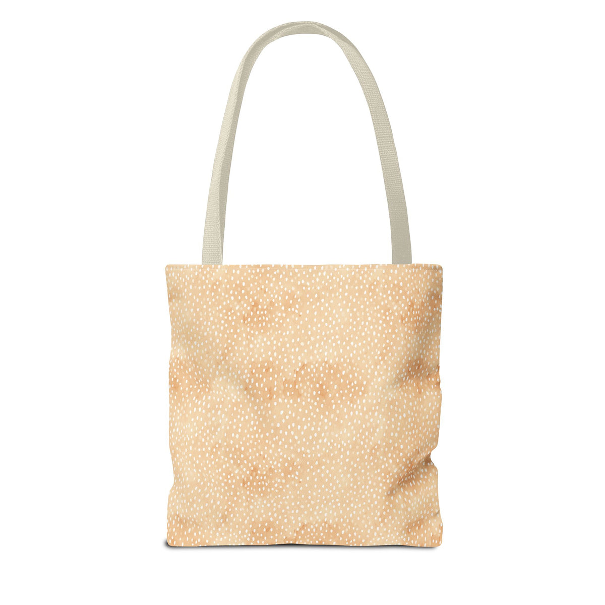 Calming Animal Pattern Bag - Light Beige Fawn Print Tote