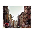 New York City Downtown Photo - Chinatown Skyline Satin Poster