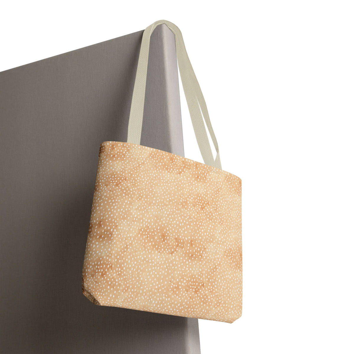 Calming Animal Pattern Bag - Light Beige Fawn Print Tote