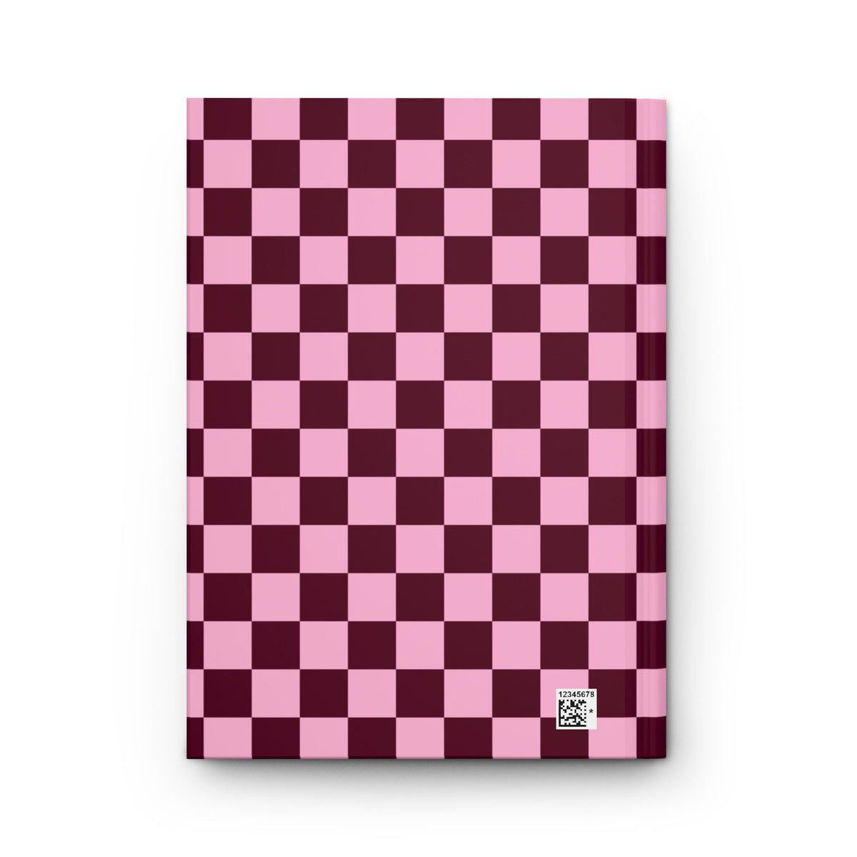 Retro Modern Key to Wisdom Checkerboard Hardcover Blank Journal