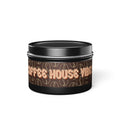 Fresh Coffee Scent Candle - Coffee House Vibes Tin Candle