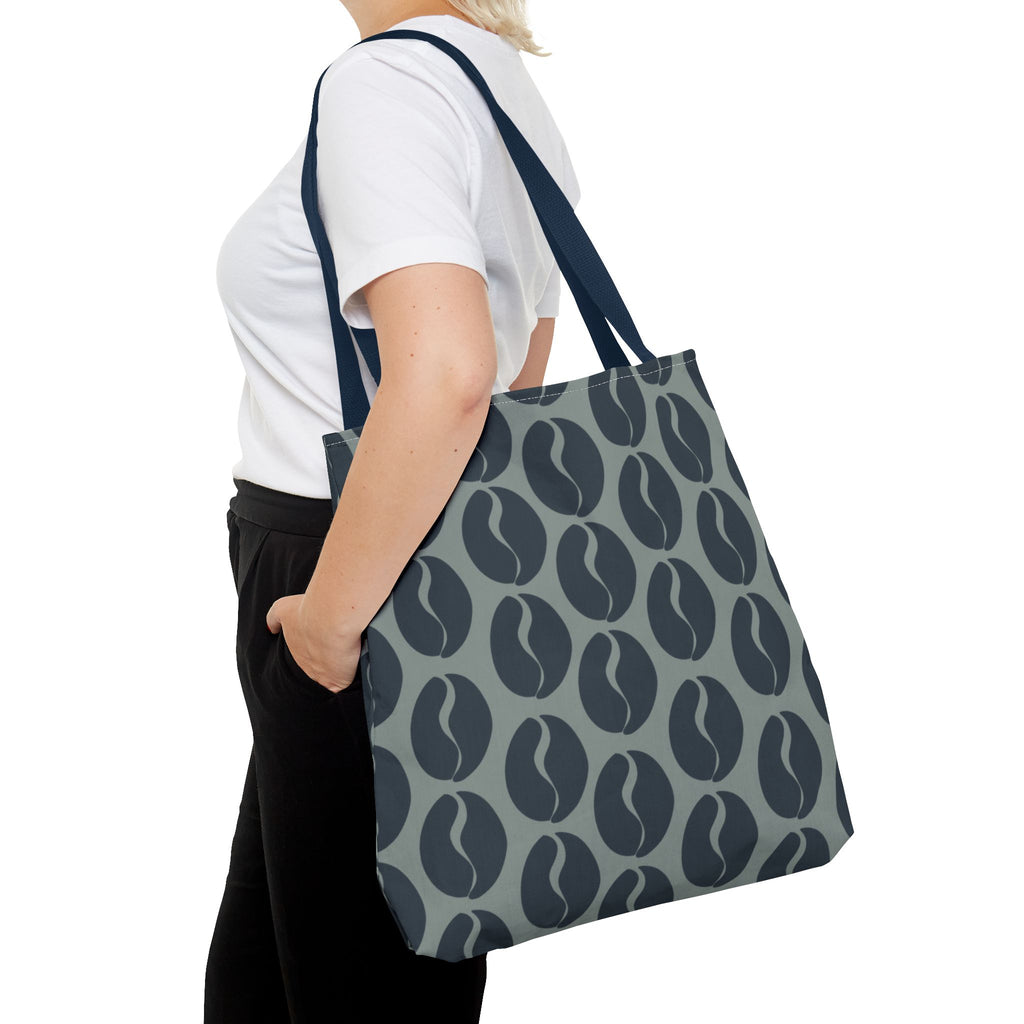 Blue Coffee Bean Tote - City Blues Coffee Vibes Tote Bag