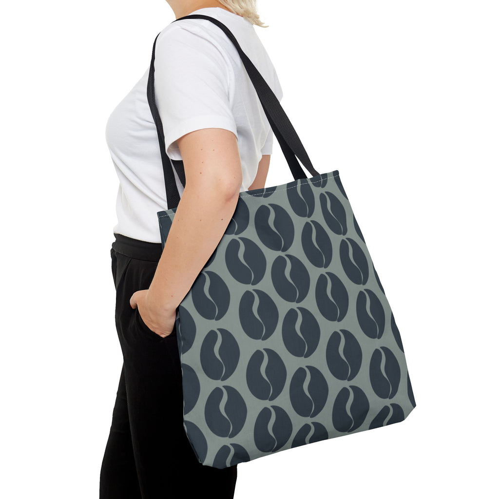 Blue Coffee Bean Tote - City Blues Coffee Vibes Tote Bag