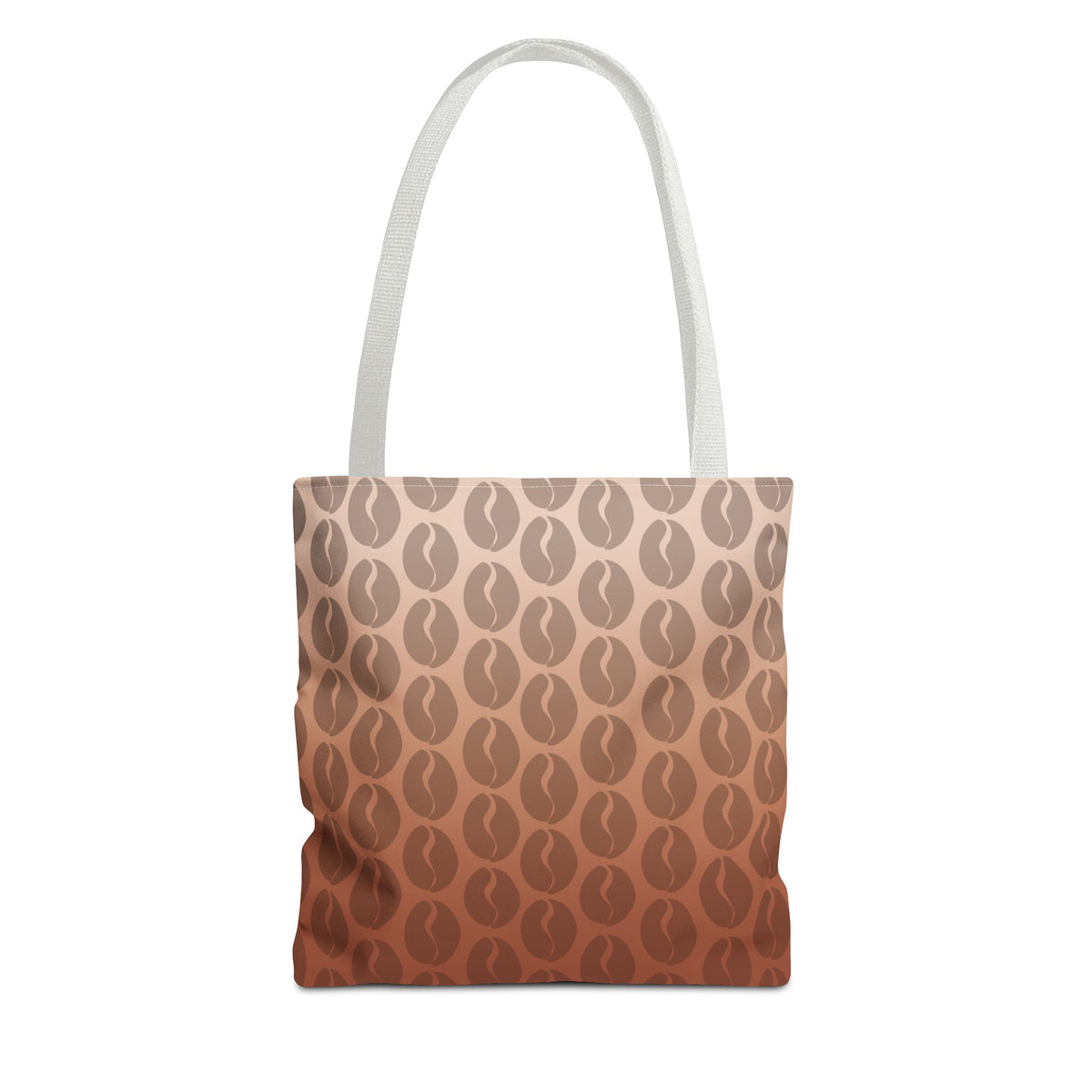 Coffee Lover's Ombre Tote Bag - Coffee Bean Gradient Tote Bag