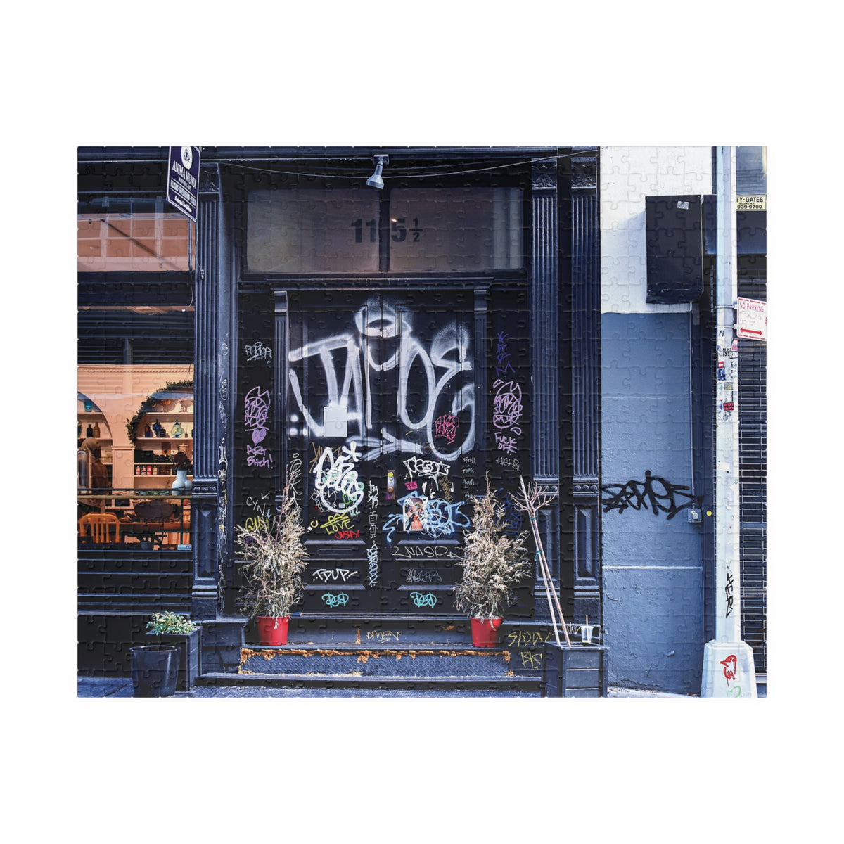 Graffiti Photo Art Puzzle - Graffiti Doorways Puzzle- 110, 252, or 520 pieces
