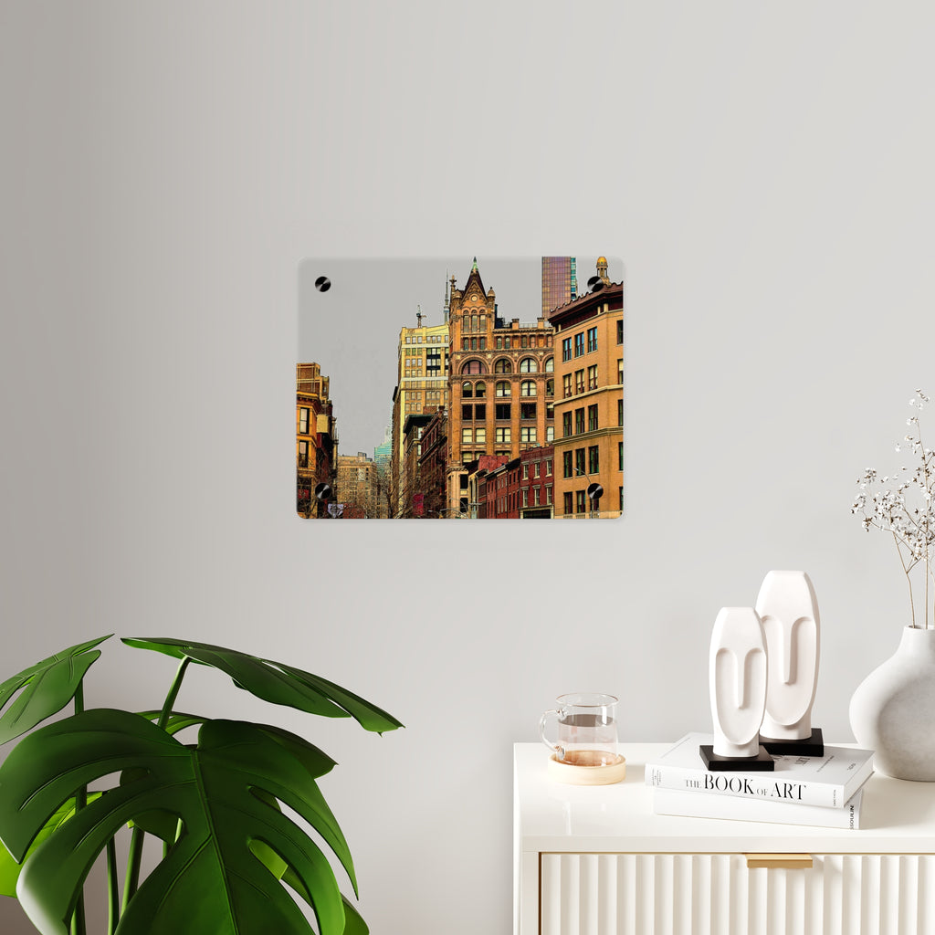 New York City Acrylic Wall Art - Looking Up Union Square Art Panel