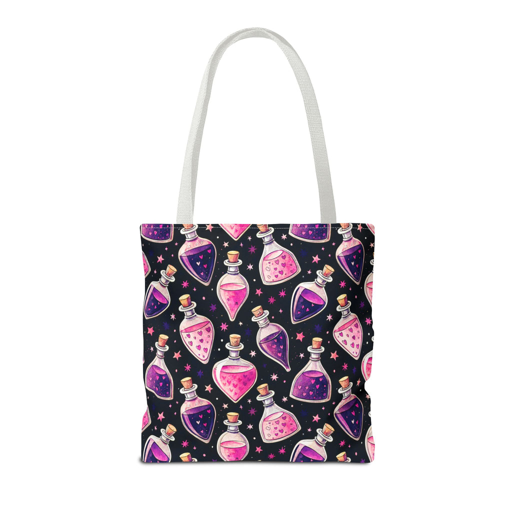Cute Spooky Potion Bottle Bag - Pink and Purple Magic Halloween Tote