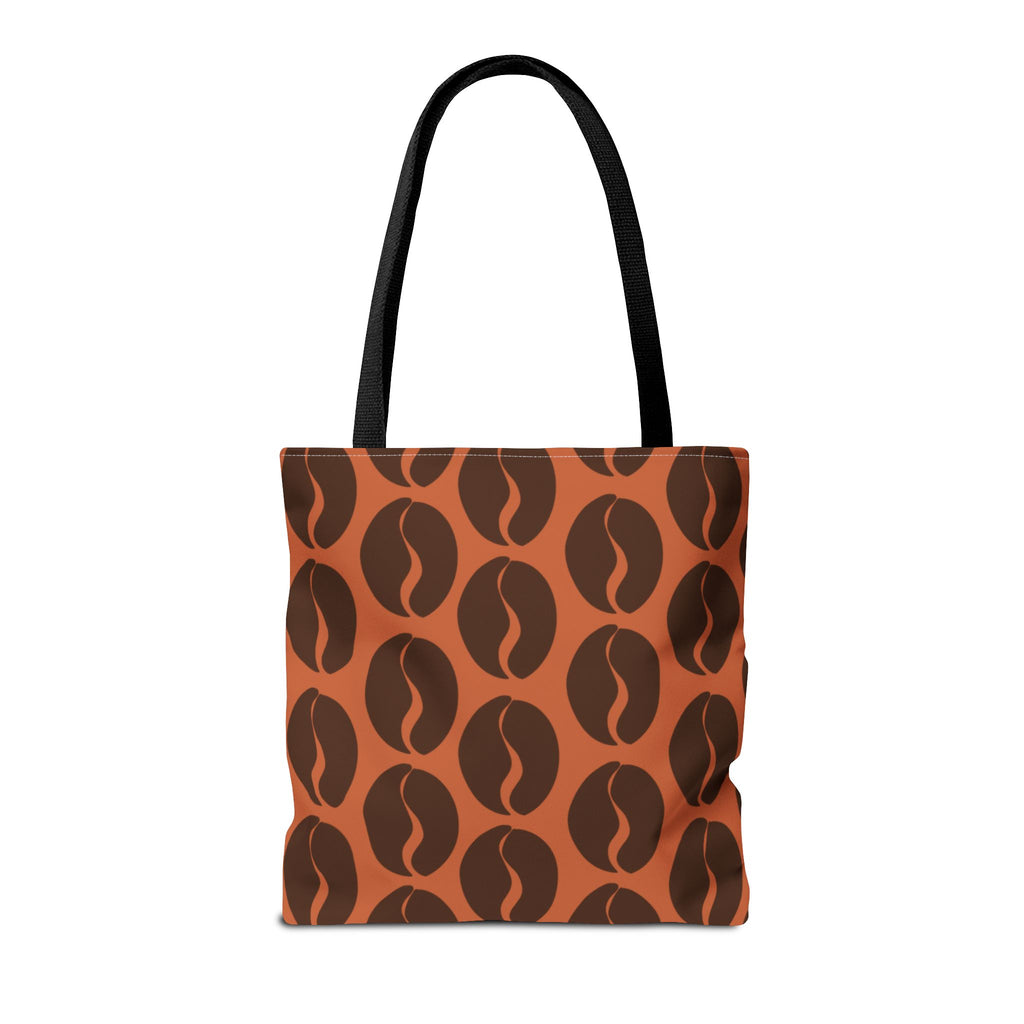 Coffee Bean Tote Bag - Cocoa Brown Coffee Lover's Tote