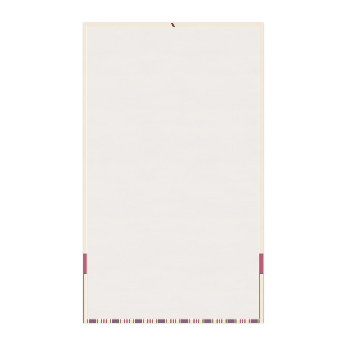 Personalized Fig Tea Towel — Fruit Striped Kitchen Towel