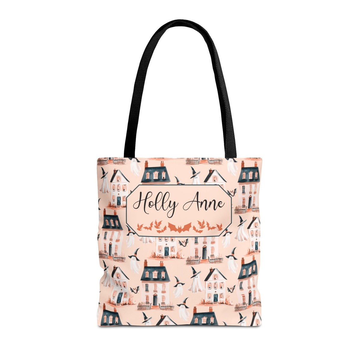 Spooky Village Personalizable Tote Bag
