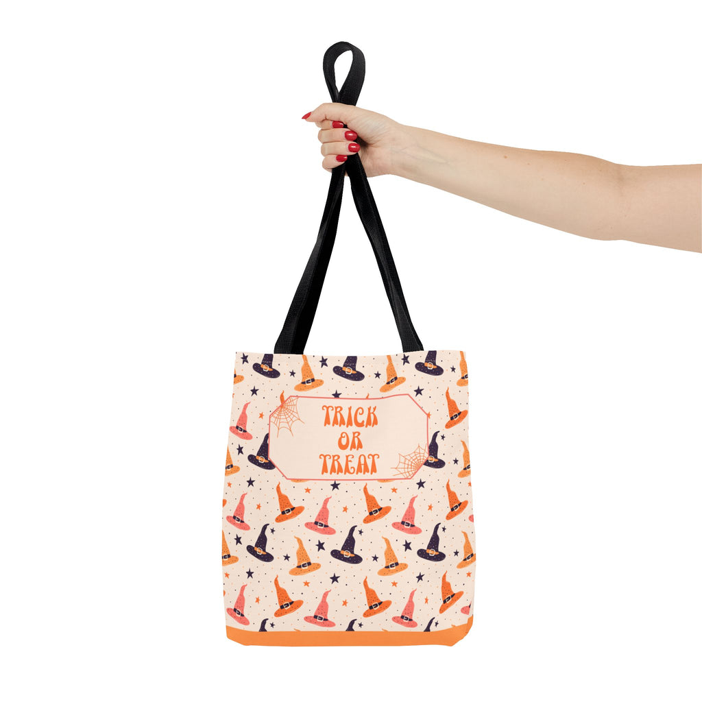 Halloween Witch Hat Pattern Trick or Treat Bag - Personalizable Candy Tote