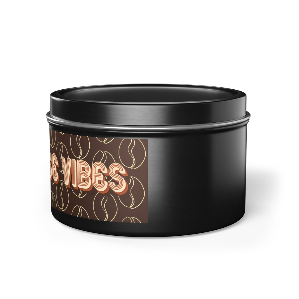 Fresh Coffee Scent Candle - Coffee House Vibes Tin Candle