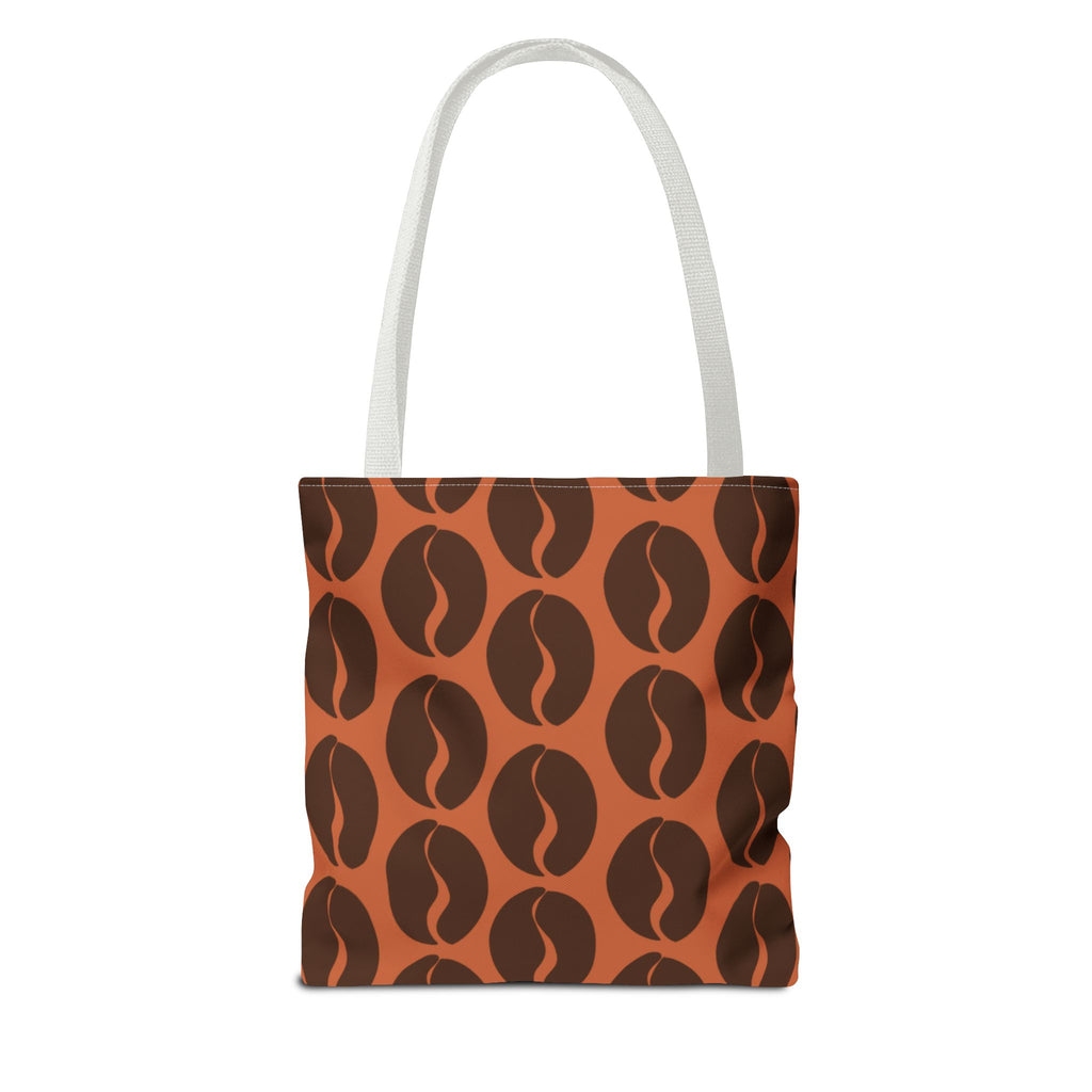 Coffee Bean Tote Bag - Cocoa Brown Coffee Lover's Tote
