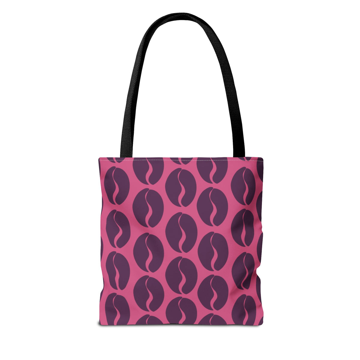 Coffee Lover's Tote - Grape on Pink Coffee Vibes Tote Bag