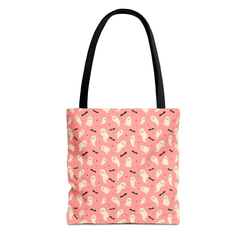 Cute Ghosts and Bats Pattern Trick or Treat Bag