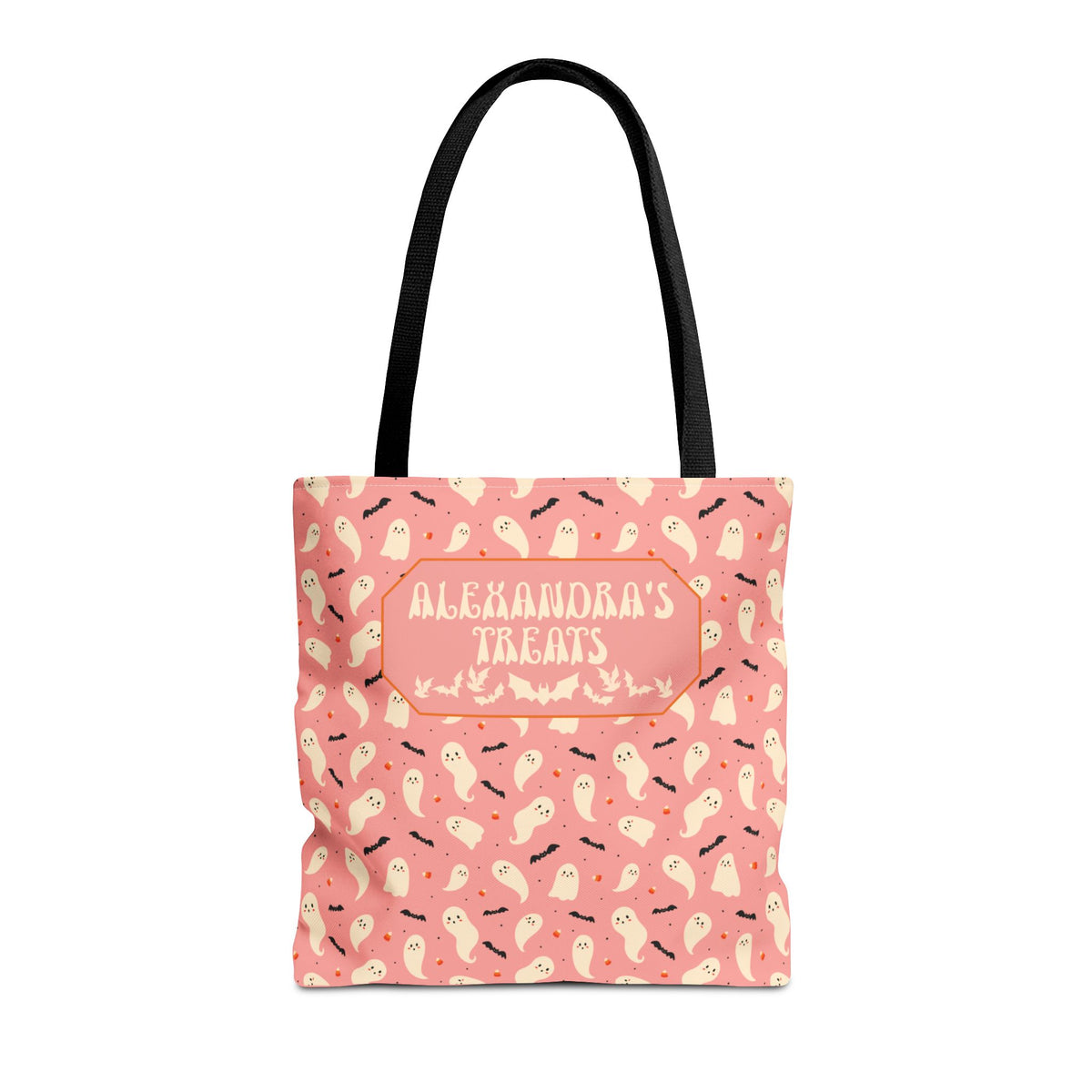 Personalizable Halloween Candy Ghosts Trick or Treat Bag