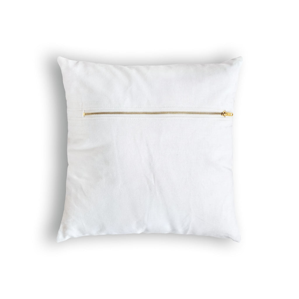Animal Print Velvet Pillow - Gold Zebra Pattern Decorative Throw Pillow