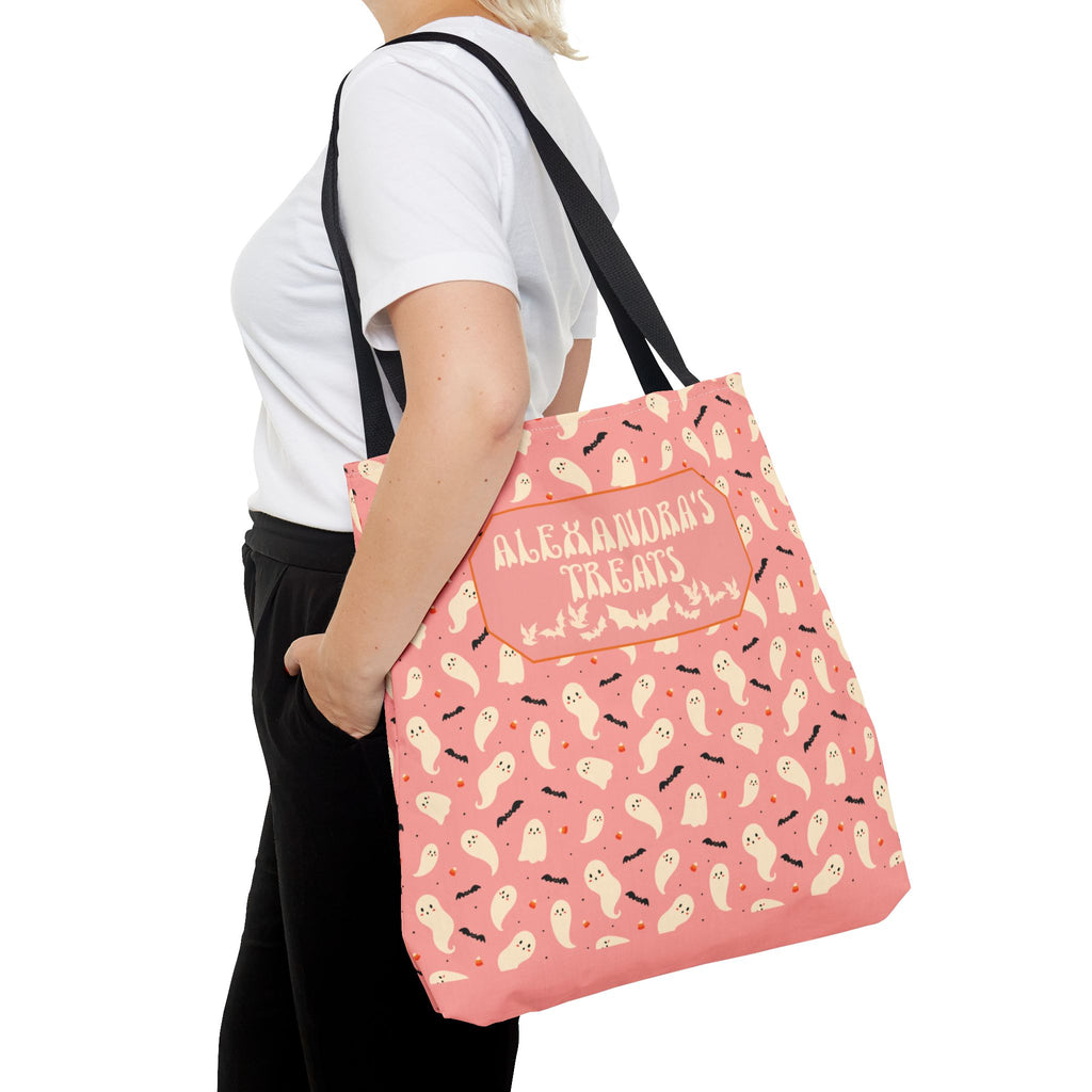 Personalizable Halloween Candy Ghosts Trick or Treat Bag