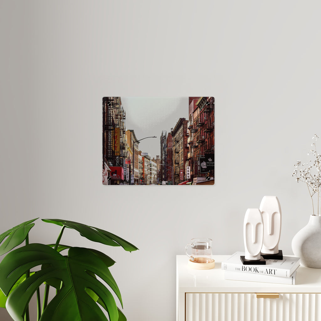 Chinatown New York Acrylic Wall Art - Chinatown Skyline Photo Panel