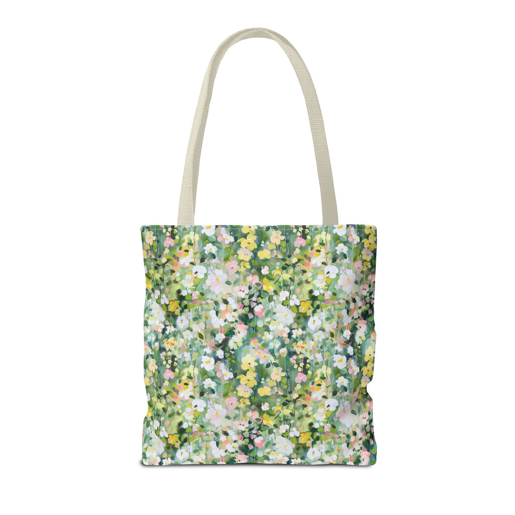 Floral Meadow Tote Bag – Spring Flower Market Carryall