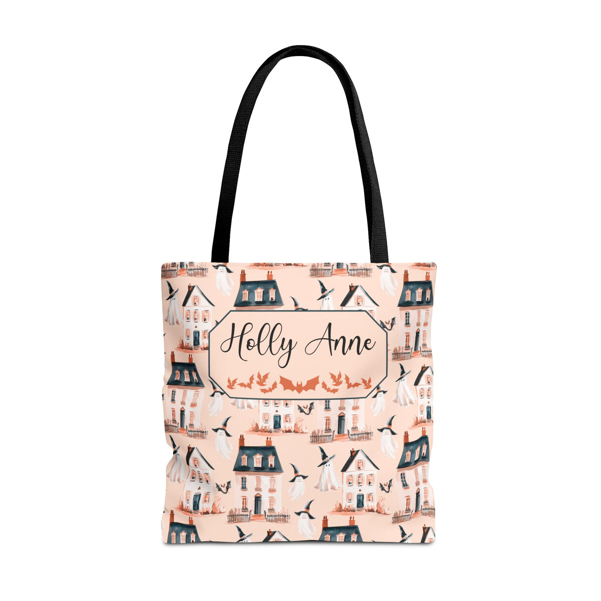 Spooky Village Personalizable Tote Bag