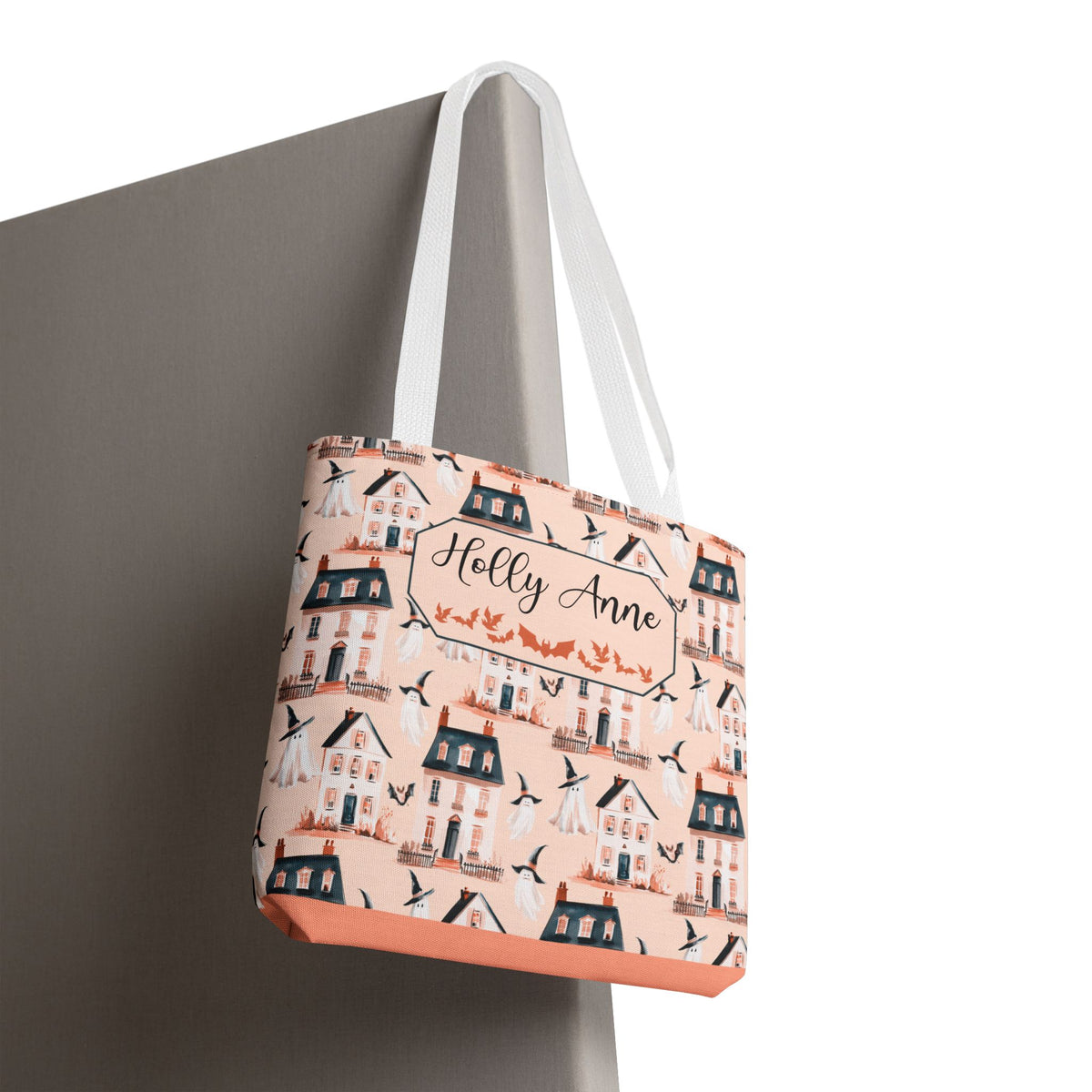 Spooky Village Personalizable Tote Bag