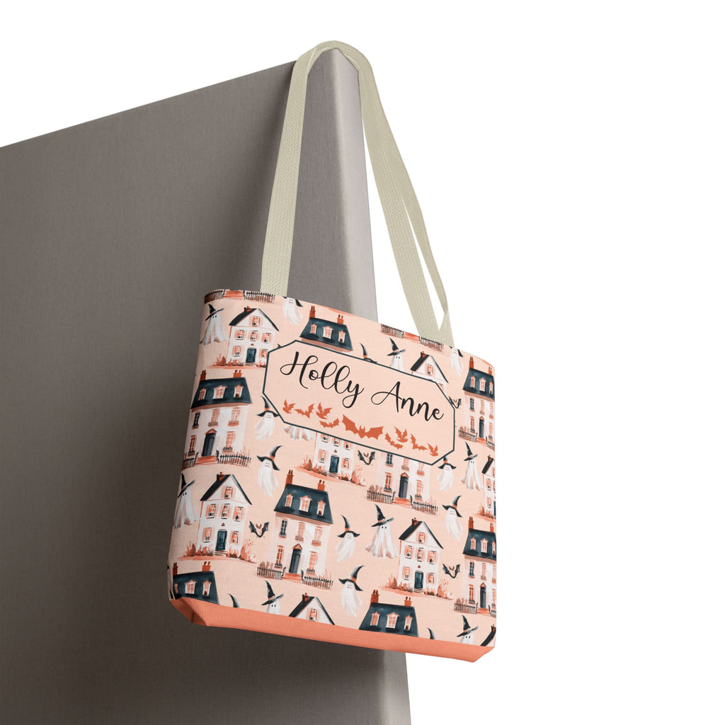 Spooky Village Personalizable Tote Bag