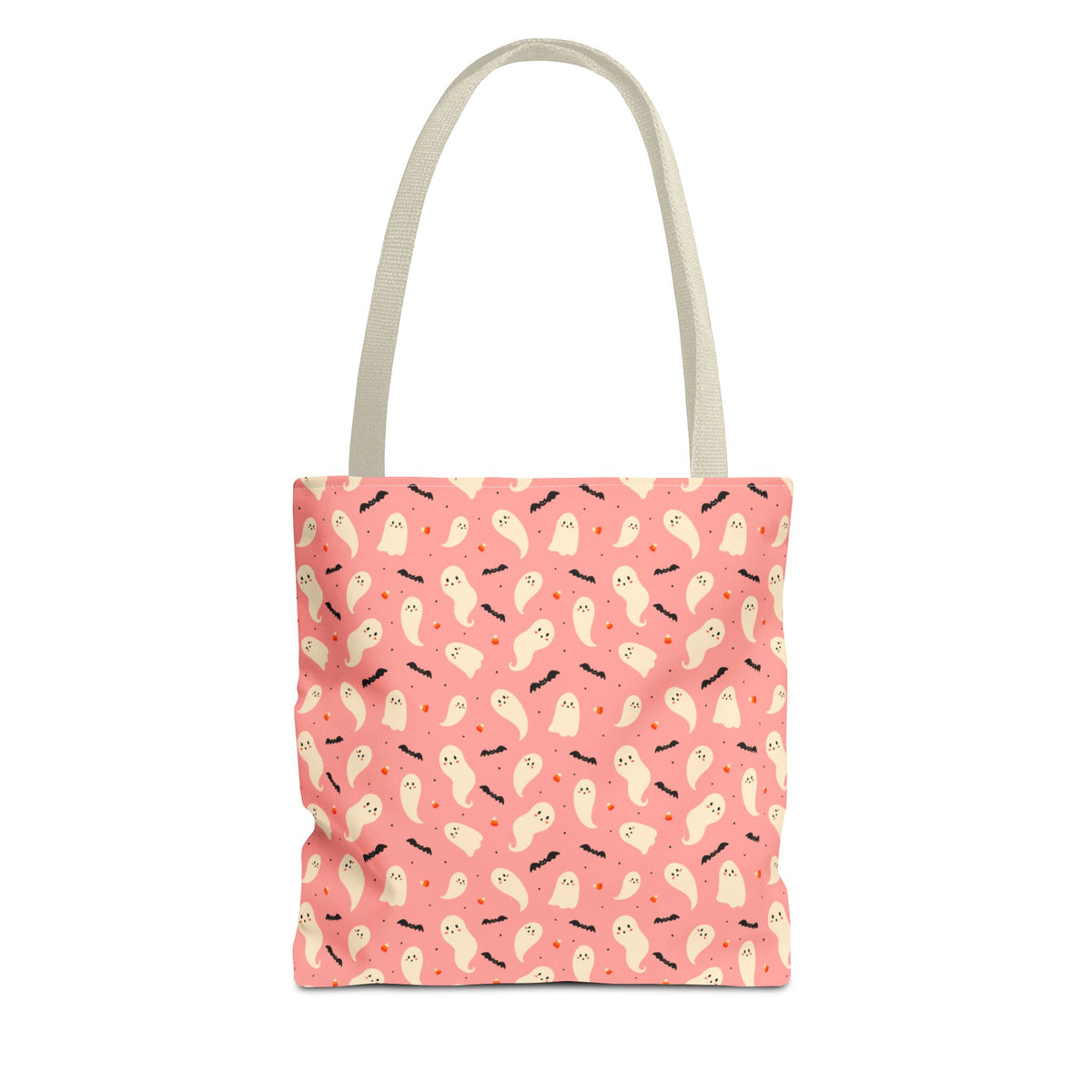 Cute Ghosts and Bats Pattern Trick or Treat Bag