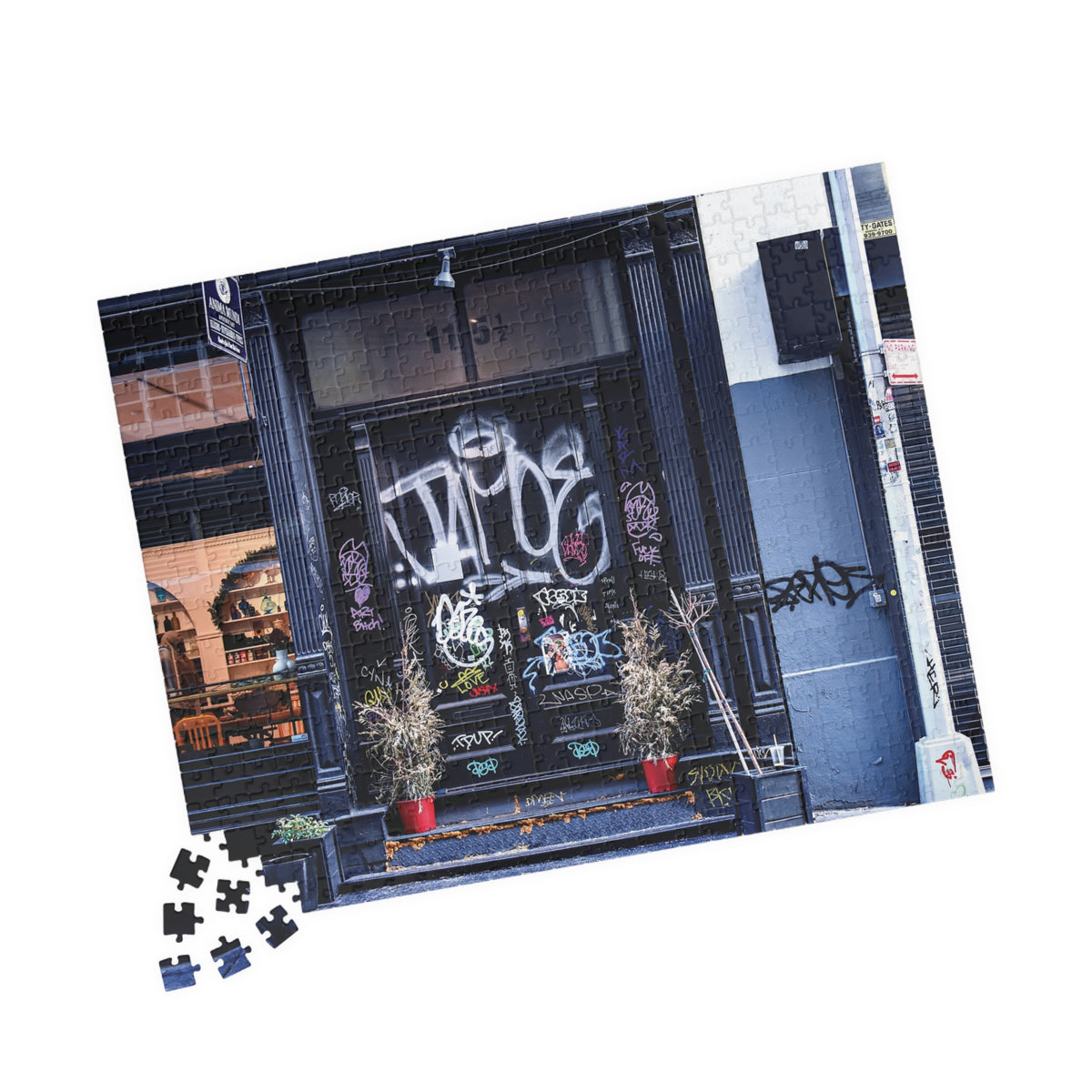 Graffiti Photo Art Puzzle - Graffiti Doorways Puzzle- 110, 252, or 520 pieces