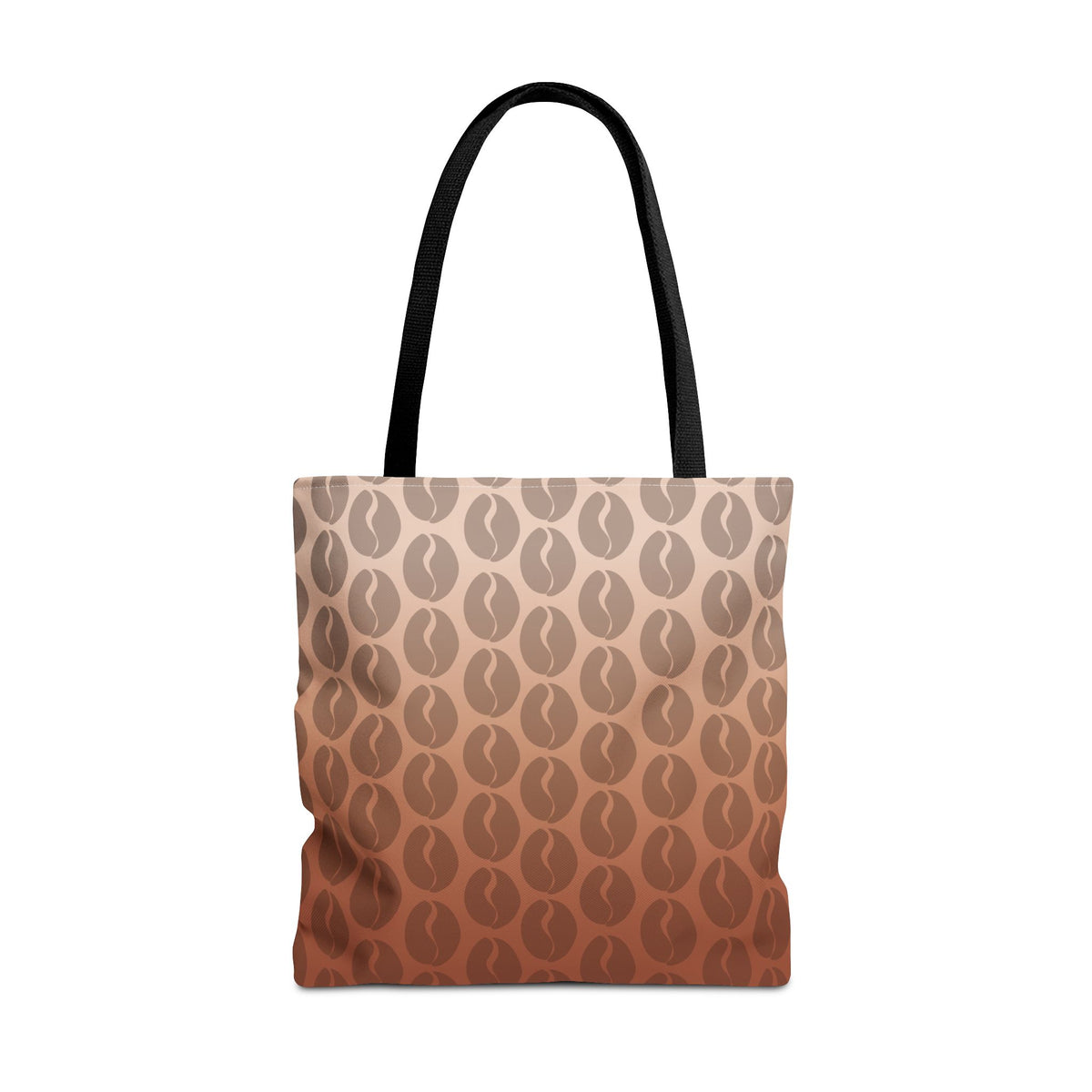 Coffee Lover's Ombre Tote Bag - Coffee Bean Gradient Tote Bag