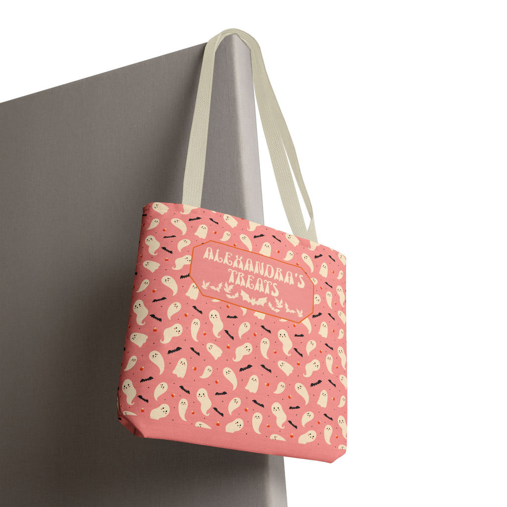 Personalizable Halloween Candy Ghosts Trick or Treat Bag
