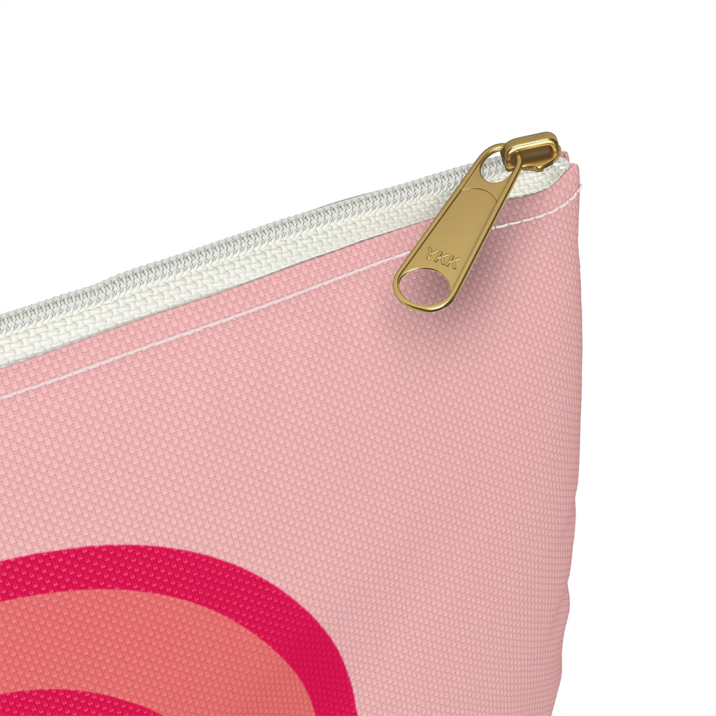 Best Friend Carryall - Bestie Strawberry Milk Pink Heart Pouch