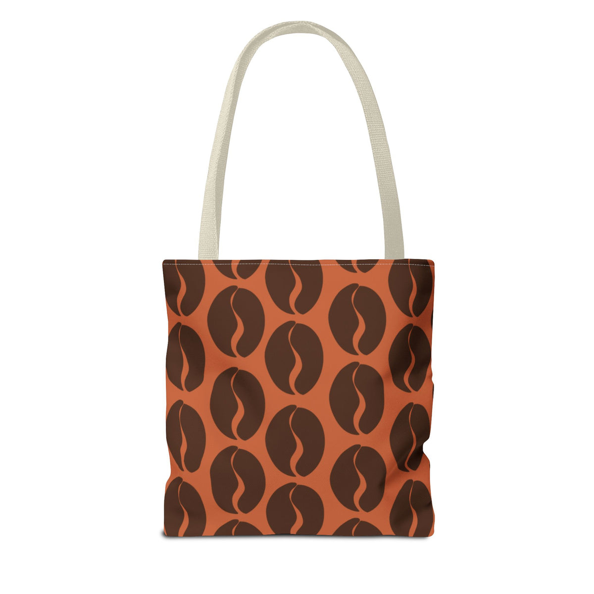 Coffee Bean Tote Bag - Cocoa Brown Coffee Lover's Tote