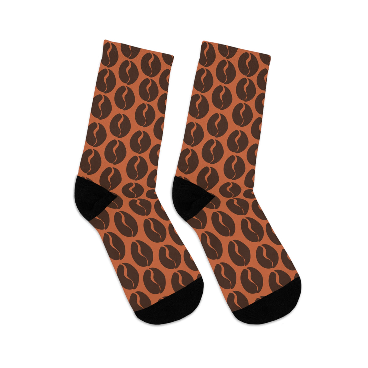 Coffee Lover’s Socks - Cocoa City Bean Print Socks
