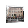 Urban Graffiti Photo Wall Art - Street Level Tagged Building  Acrylic Print