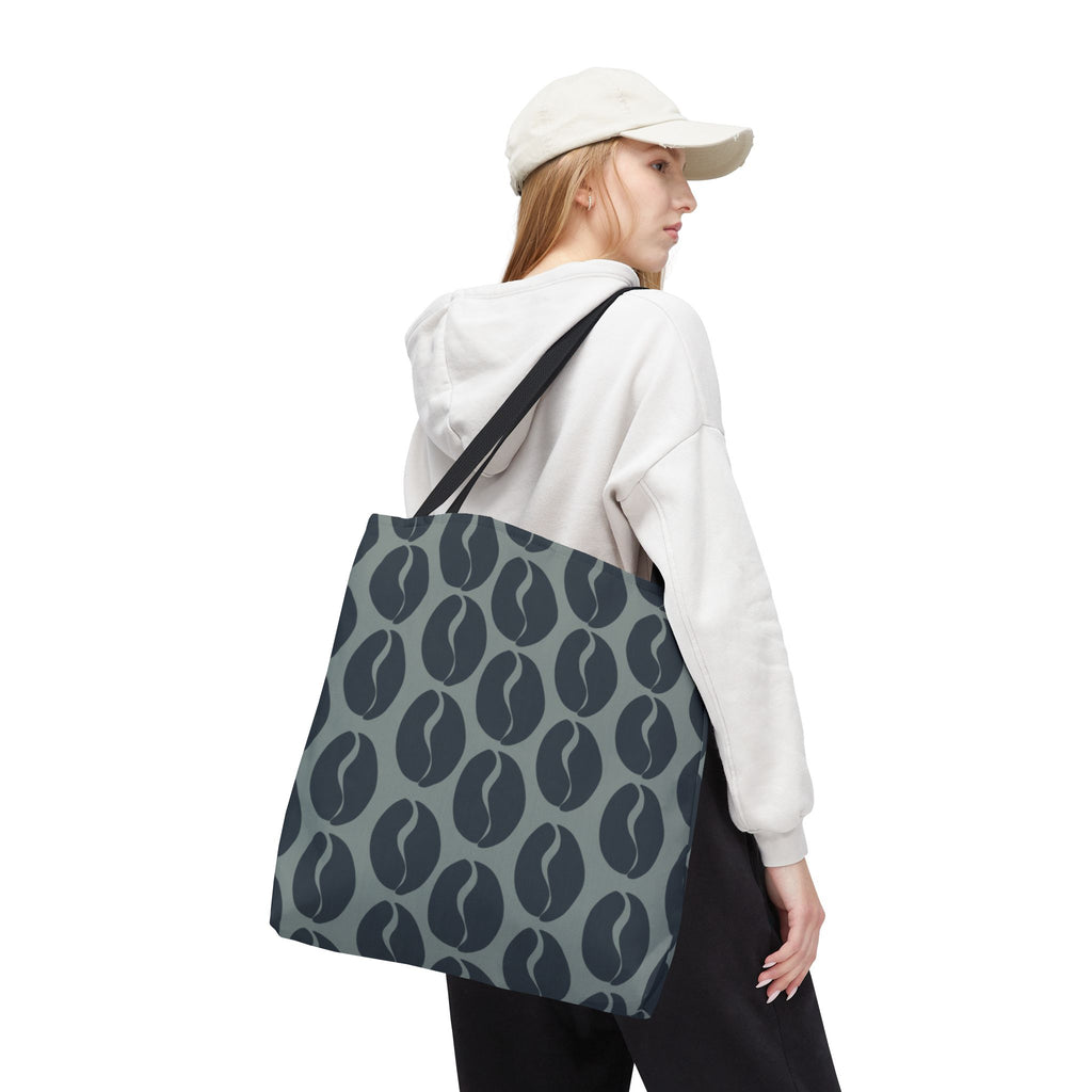 Blue Coffee Bean Tote - City Blues Coffee Vibes Tote Bag
