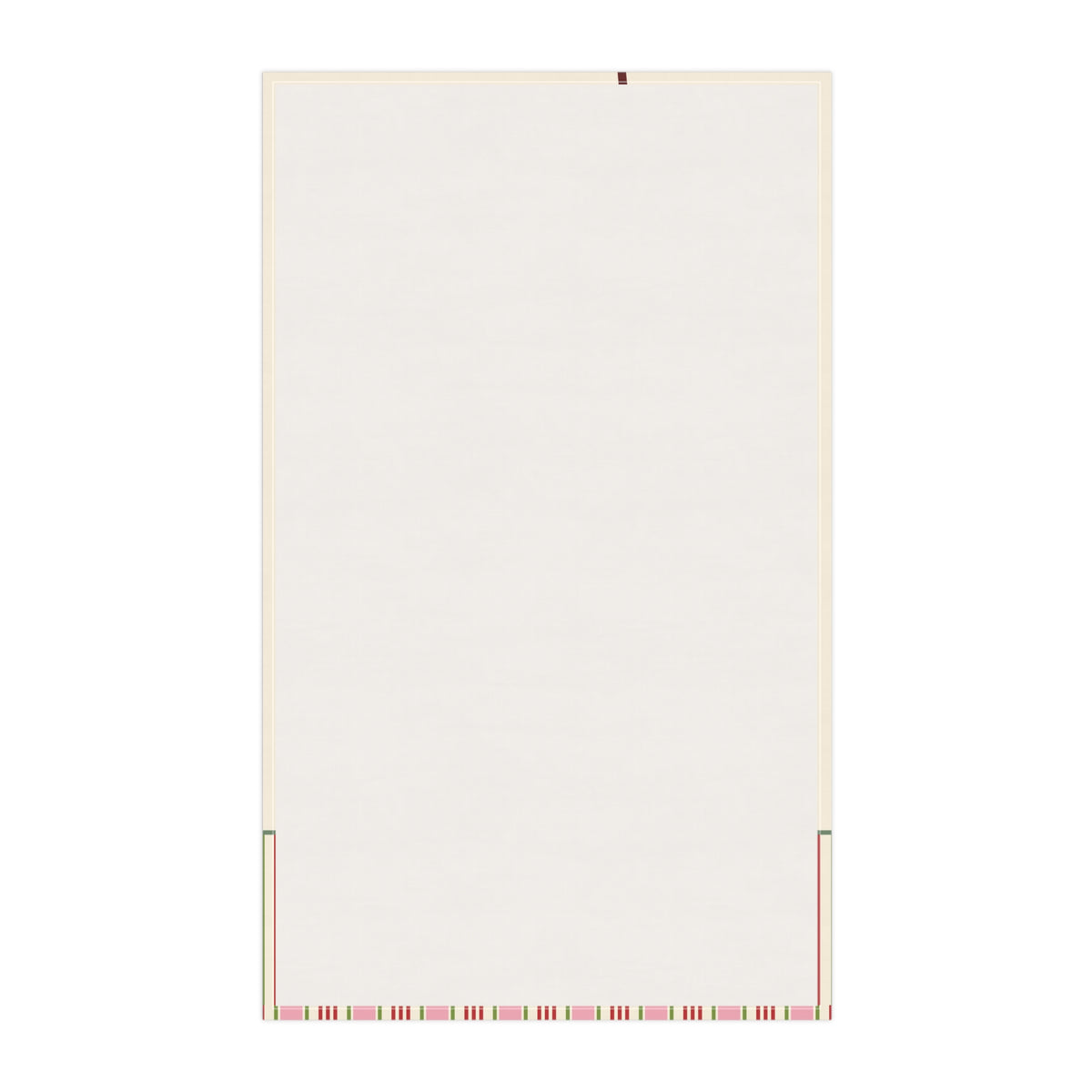 Cherry Branch Personalized Tea Towel — Custom Name Kitchen Linen