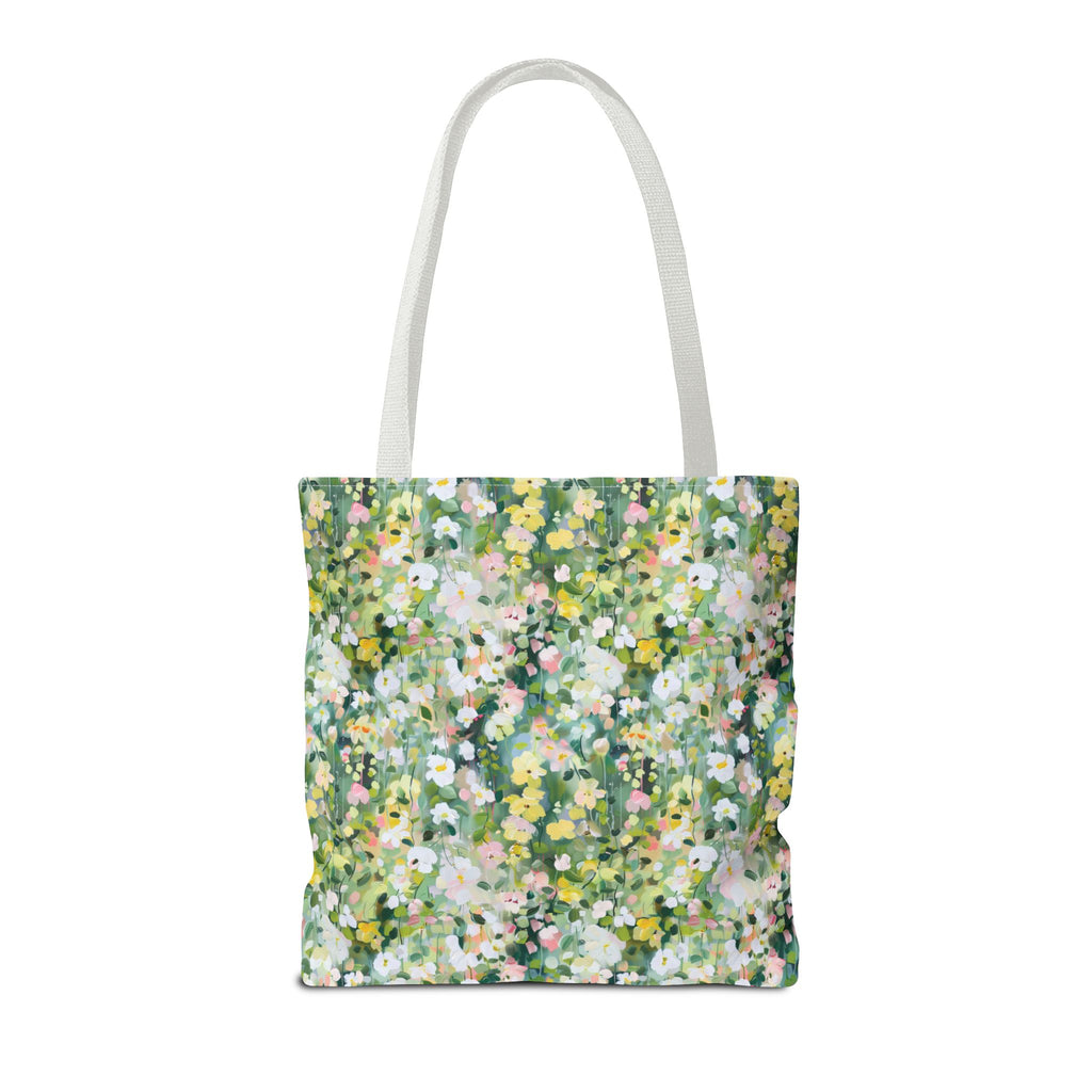 Floral Meadow Tote Bag – Spring Flower Market Carryall