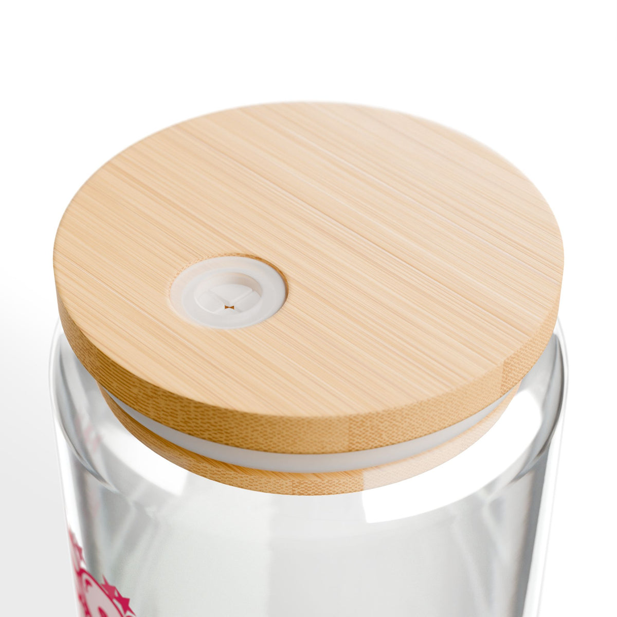 Personalizable Glass Cup - Strawberry Milk Pink Starry Bestie Glass