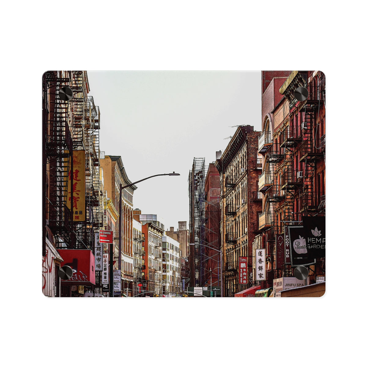 Chinatown New York Acrylic Wall Art - Chinatown Skyline Photo Panel