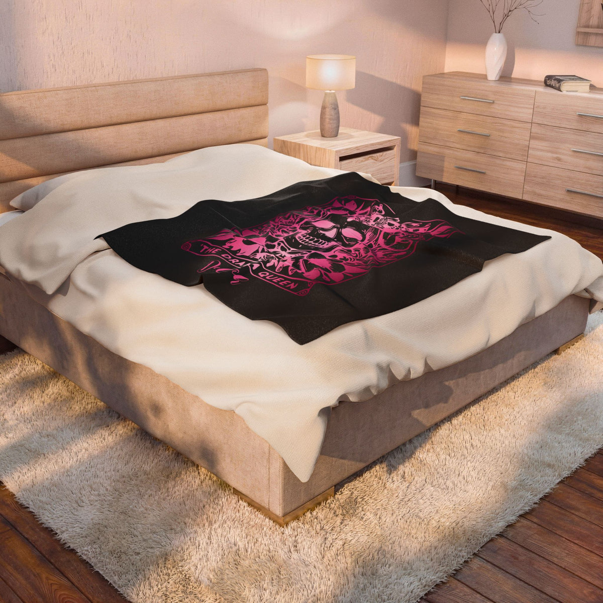 Velveteen Tarot Blanket — "The Drama Queen" Personalized Plush Throw