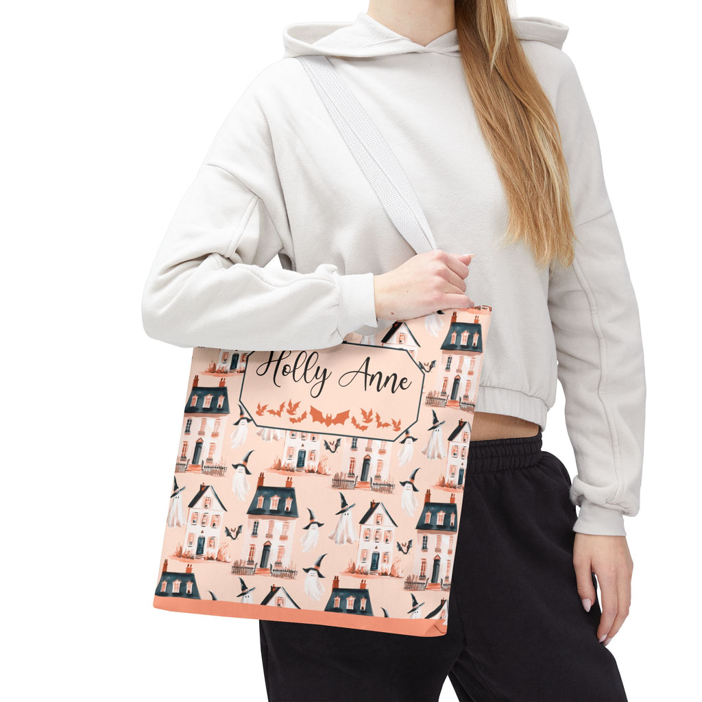Spooky Village Personalizable Tote Bag