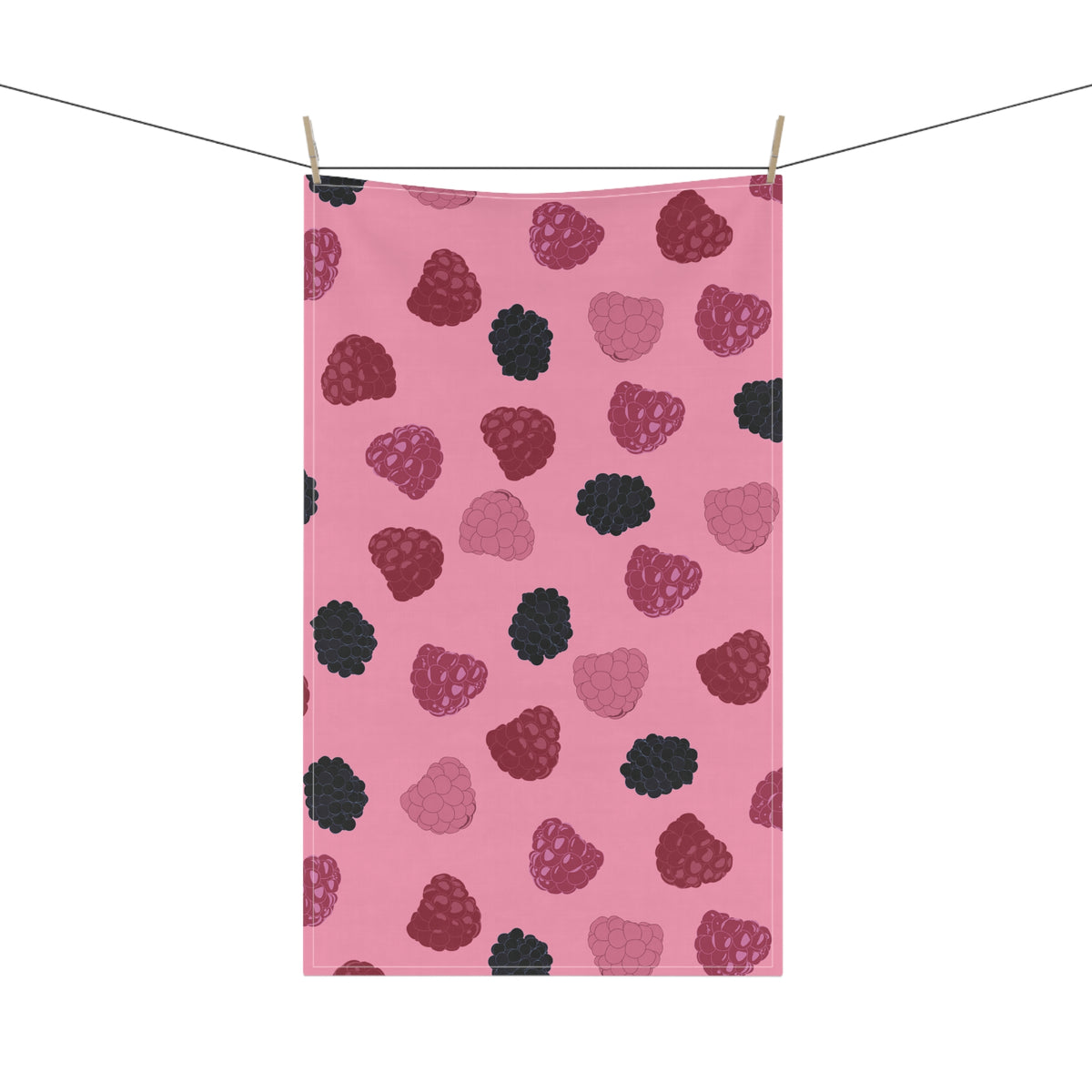 Pop Art Kitchen Towel - Pink Berry Decorative Towel