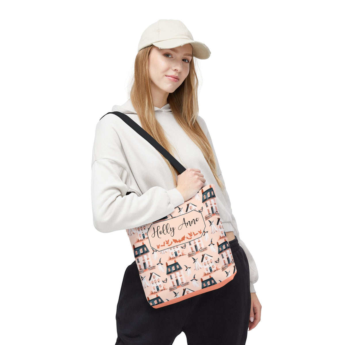 Spooky Village Personalizable Tote Bag