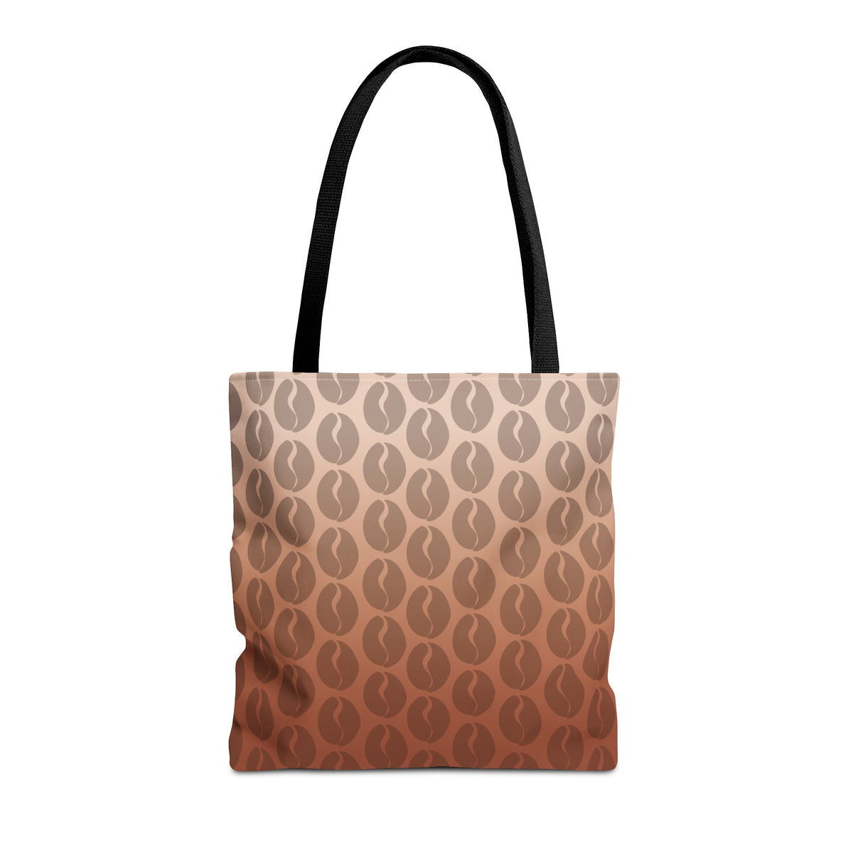Coffee Lover's Ombre Tote Bag - Coffee Bean Gradient Tote Bag